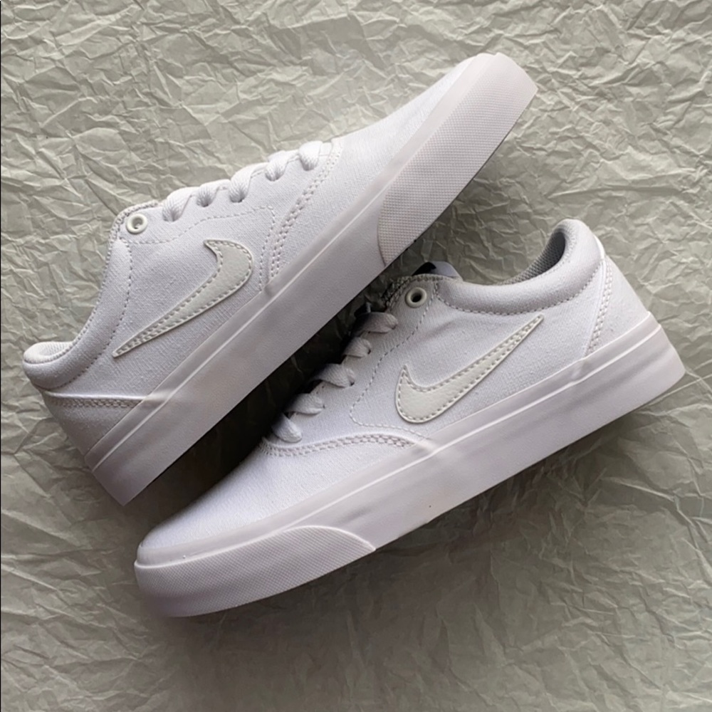 NWT Nike SB charge triple white - Picture 6 of 10
